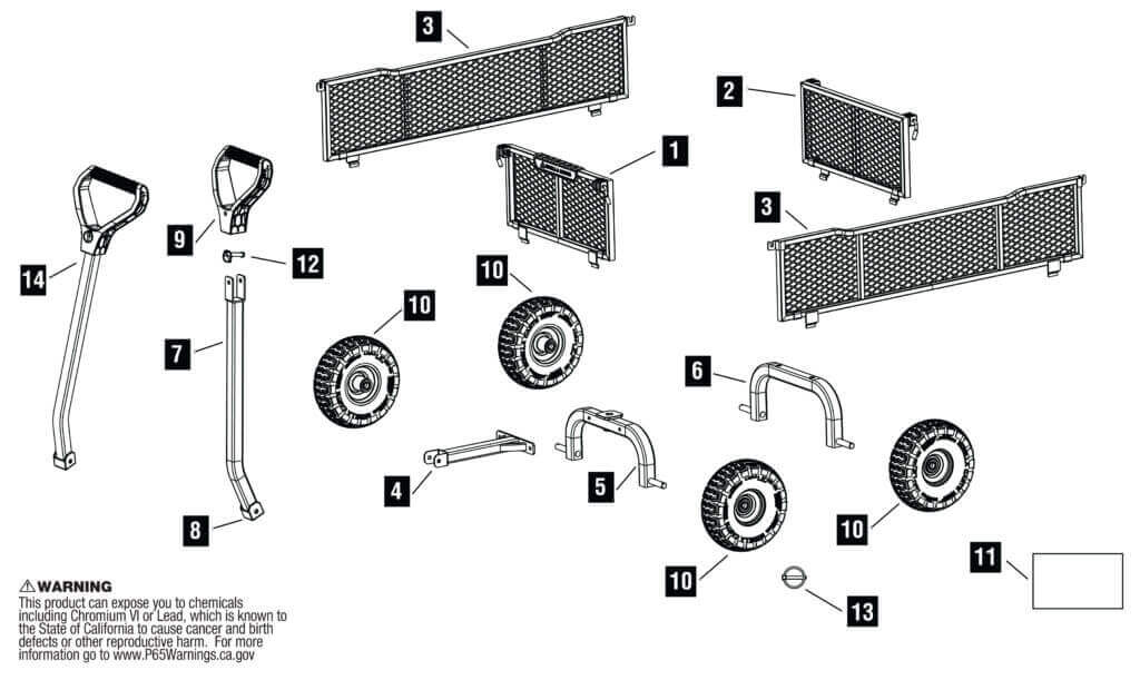 GCG 2140 Exploded Drawing