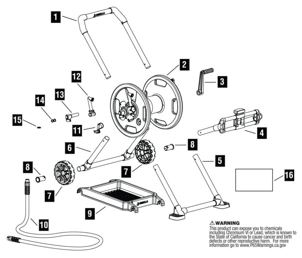 GRM 200G Website Exploded View Drawing